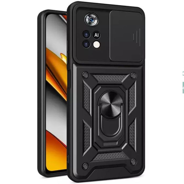 Ударостійкий чохол Camshield Serge Ring для Xiaomi Poco M4 Pro 4G