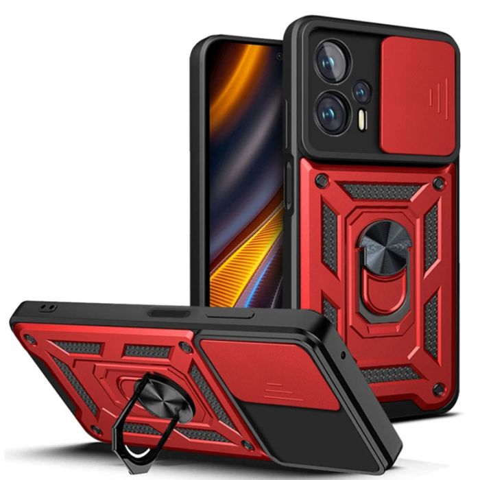 Ударостійкий чохол Camshield Serge Ring для Xiaomi Poco X4 GT
