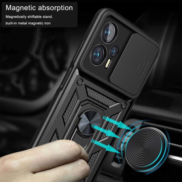 Ударостійкий чохол Camshield Serge Ring для Xiaomi Poco X4 GT