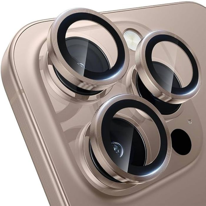Захисне скло Metal Classic на камеру (в упак.) для Apple iPhone 16 Pro (6.3") / 16 Pro Max (6.9")