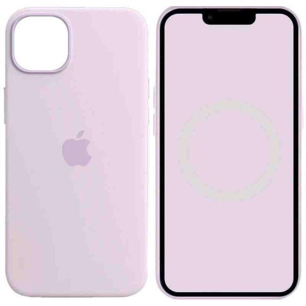 Чохол Silicone case (AAA) full with Magsafe and Animation для Apple iPhone 14 (6.1")