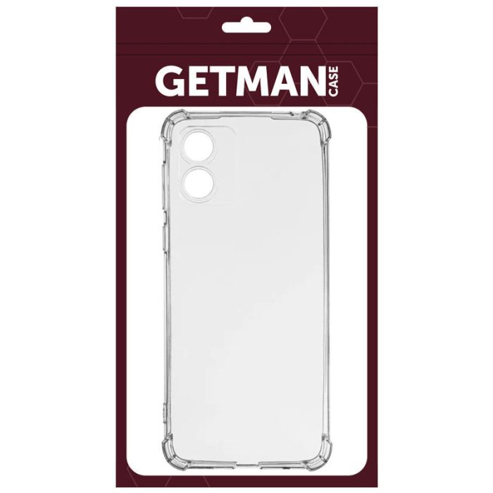 TPU чохол GETMAN Ease logo посилені кути Full Camera для Motorola Moto E13