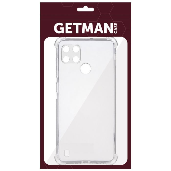 TPU чохол GETMAN Ease logo посилені кути Full Camera для Realme C21