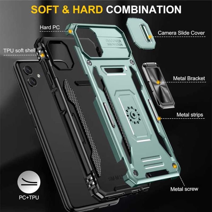 Ударостійкий чохол Camshield Army Ring для Samsung Galaxy A05