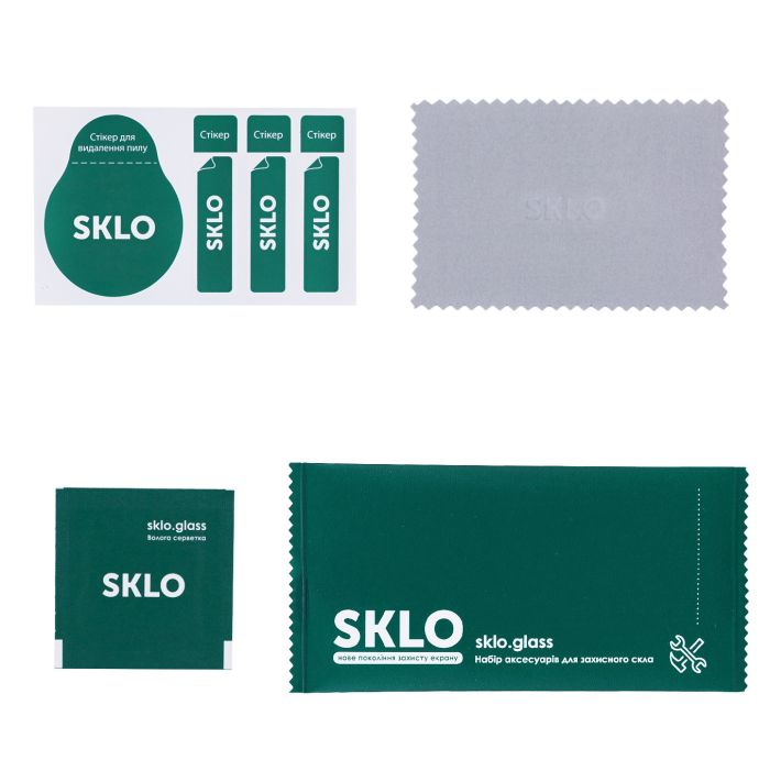 Захисне скло SKLO 3D для TECNO Pova 3 (LF7n)