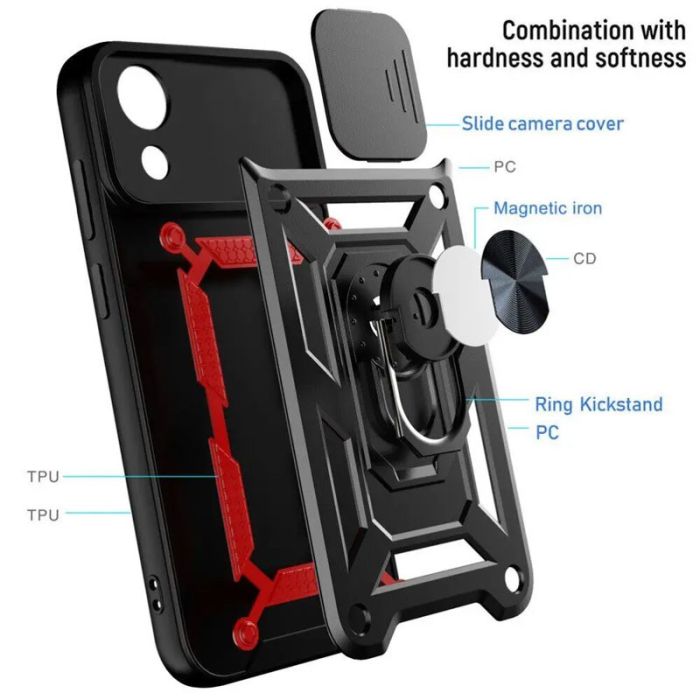 Ударостійкий чохол Camshield Serge Ring для Samsung Galaxy A03 Core