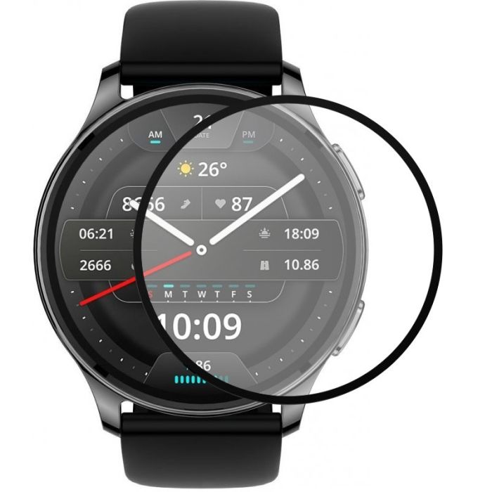 Полімерна плівка 3D (full glue) (тех.пак) для Xiaomi Amazfit Pop 3R