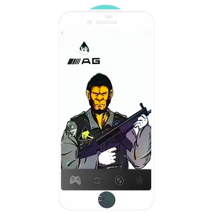 Захисне скло 5D Anti-static Matte (тех.пак) для Apple iPhone 7 / 8 (4.7")