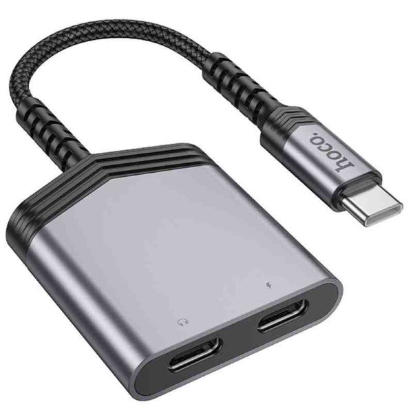 Перехідник Hoco LS40 Type-C to dual Type-C