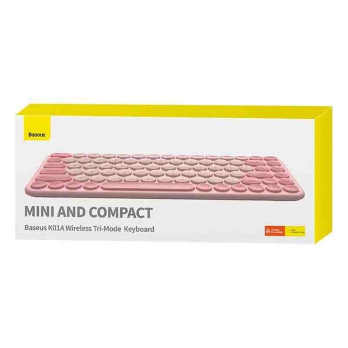 Бездротова клавіатура Baseus K01A Wireless Tri-Mode Keyboard (English Version) (B00955503)