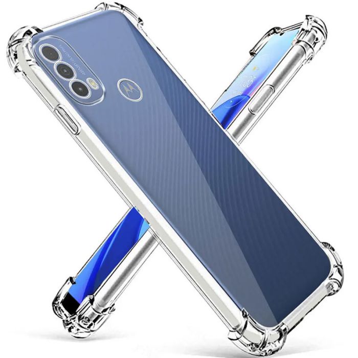 TPU чохол GETMAN Ease logo посилені кути Full Camera для Motorola Moto E40 / E30