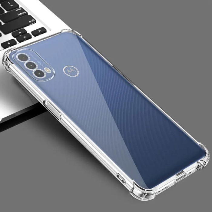 TPU чохол GETMAN Ease logo посилені кути Full Camera для Motorola Moto E40 / E30