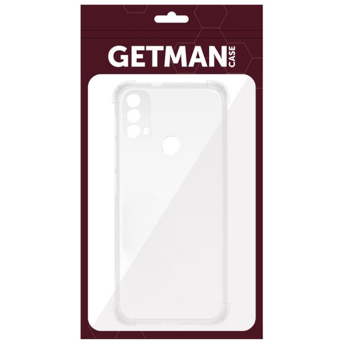 TPU чохол GETMAN Ease logo посилені кути Full Camera для Motorola Moto E40 / E30