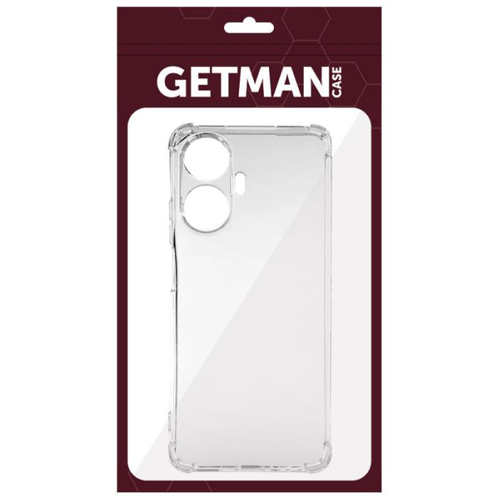 TPU чохол GETMAN Ease logo посилені кути Full Camera для Realme 10 Pro+