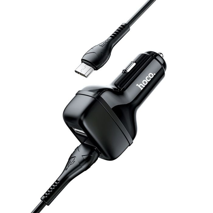 АЗП Hoco Z36 Leader 2.4A (2USB-A) + кабель USB to MicroUSB