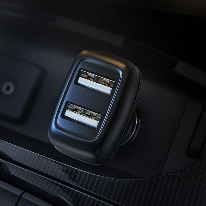 АЗП Hoco Z36 Leader 2.4A (2USB-A) + кабель USB to MicroUSB