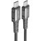 Дата кабель Acefast C1-09 USB-C to USB-C PD240W 40Gbps USB 4 aluminum alloy (1m)