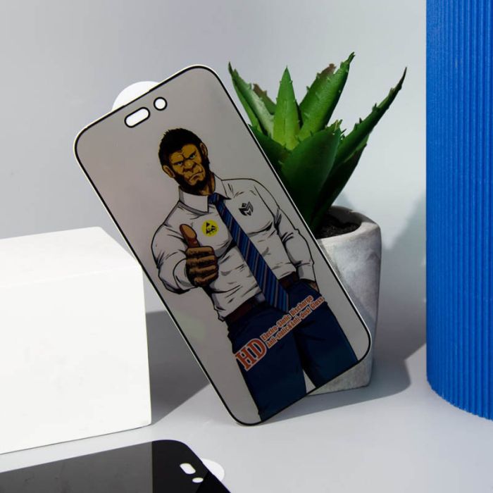 Захисне скло Privacy 5D Anti-Static (тех.пак) для Apple iPhone 15 Plus / 16 Plus (6.7")