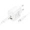 МЗП Hoco CS54A Surplus PD20W+QC3.0 (1USB-A/1C) + кабель Type-C to Lightning