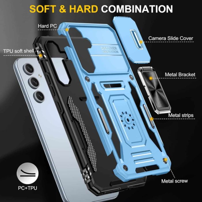 Ударостійкий чохол Camshield Army Ring для Samsung Galaxy A34 5G