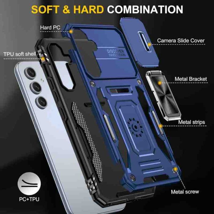 Ударостійкий чохол Camshield Army Ring для Samsung Galaxy A34 5G