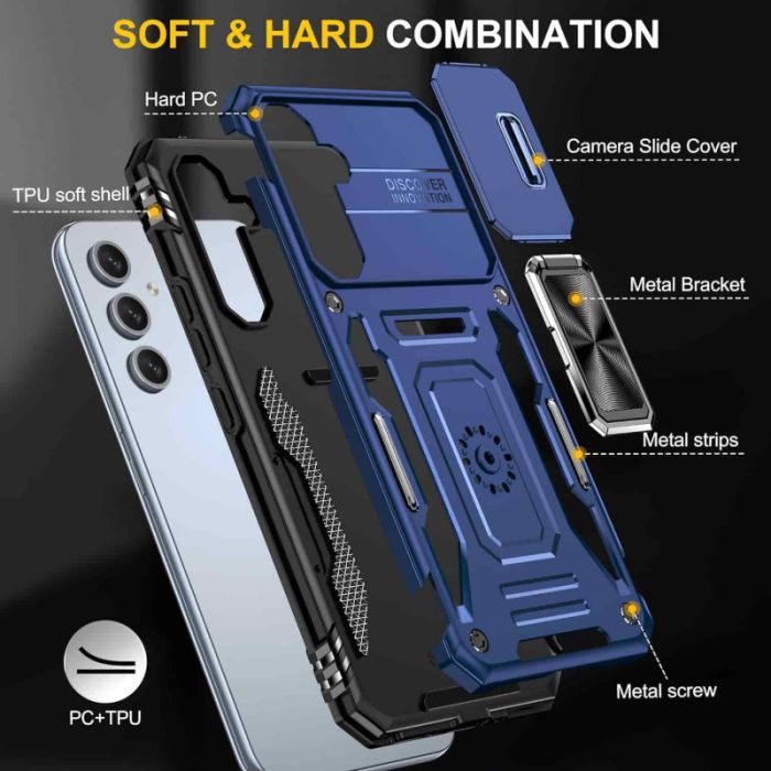 Ударостійкий чохол Camshield Army Ring для Samsung Galaxy A54 5G