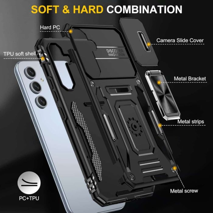 Ударостійкий чохол Camshield Army Ring для Samsung Galaxy A54 5G