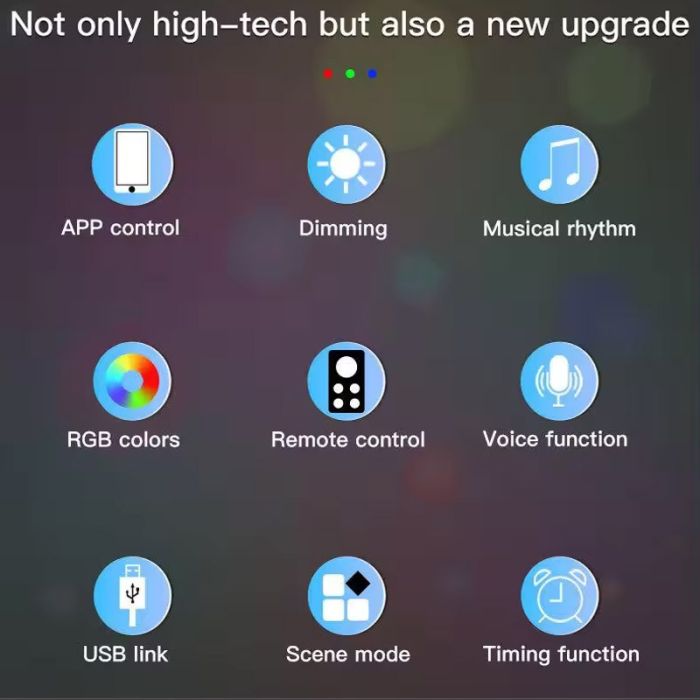 Підлогова кутова LED лампа RGB SAL-005B 120cm Bluetooth USB with app