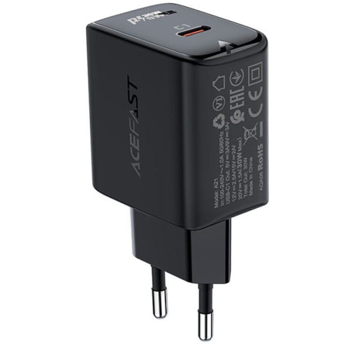 МЗП Acefast A21 PD30W GaN (1USB-C)
