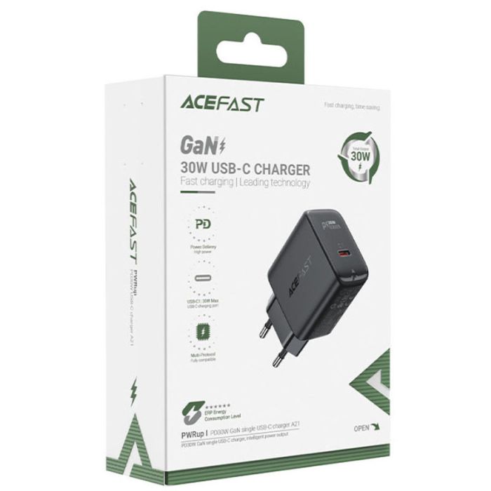 МЗП Acefast A21 PD30W GaN (1USB-C)