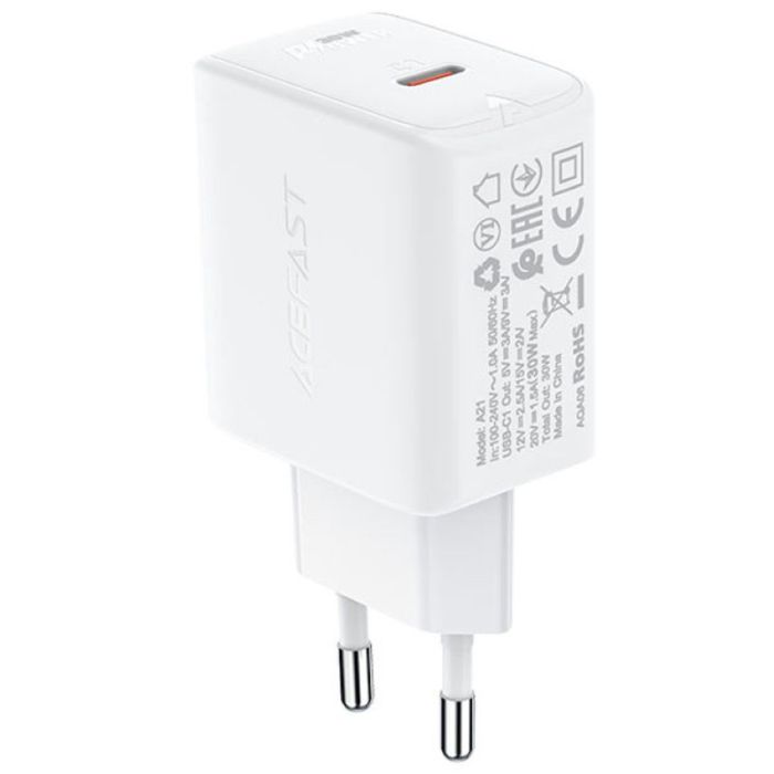 МЗП Acefast A21 PD30W GaN (1USB-C)