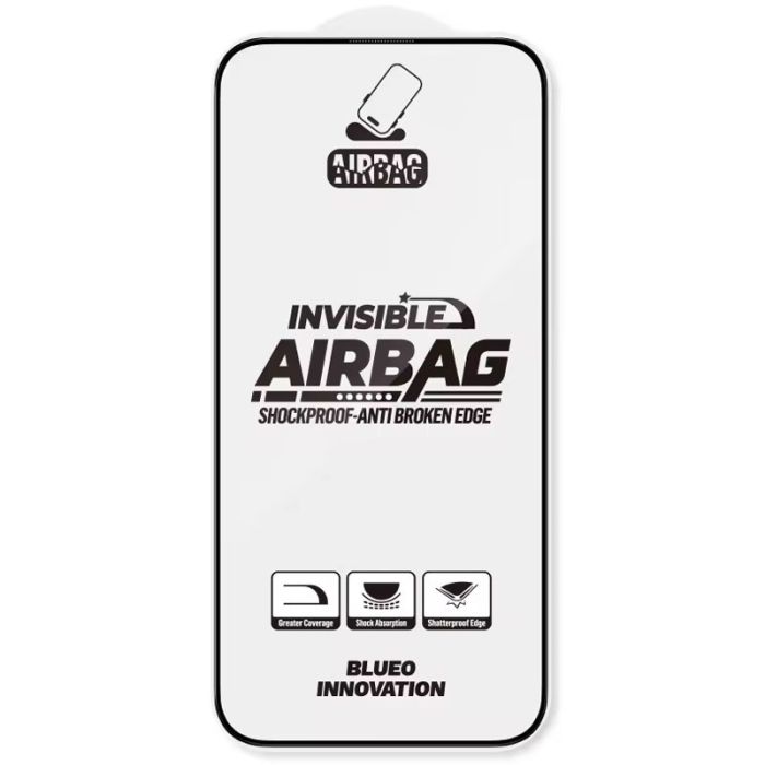 Захисне 3D скло Blueo Invisible Airbag Anti-broken для Apple iPhone 15 Pro Max (6.7")