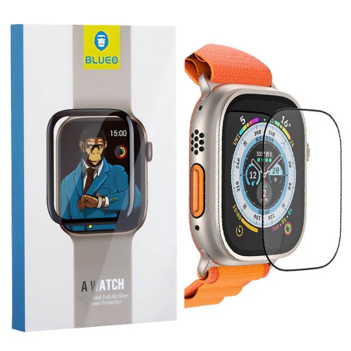 Захисне 2.5D скло Blueo Corning Gorilla Glass для Apple Watch Ultra / Ultra 2 49mm