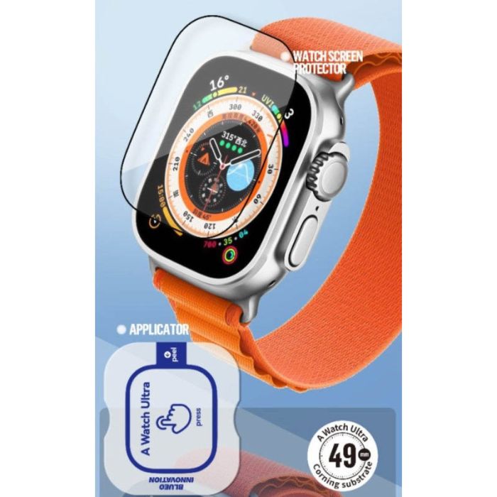 Захисне 2.5D скло Blueo Corning Gorilla Glass для Apple Watch Ultra / Ultra 2 49mm
