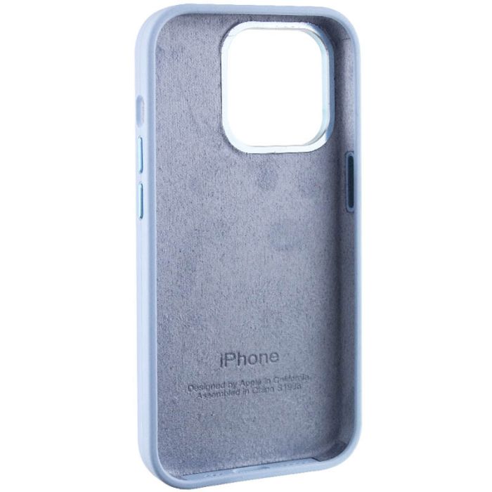 Чохол Silicone Case Metal Buttons (AA) для Apple iPhone 13 Pro Max (6.7")