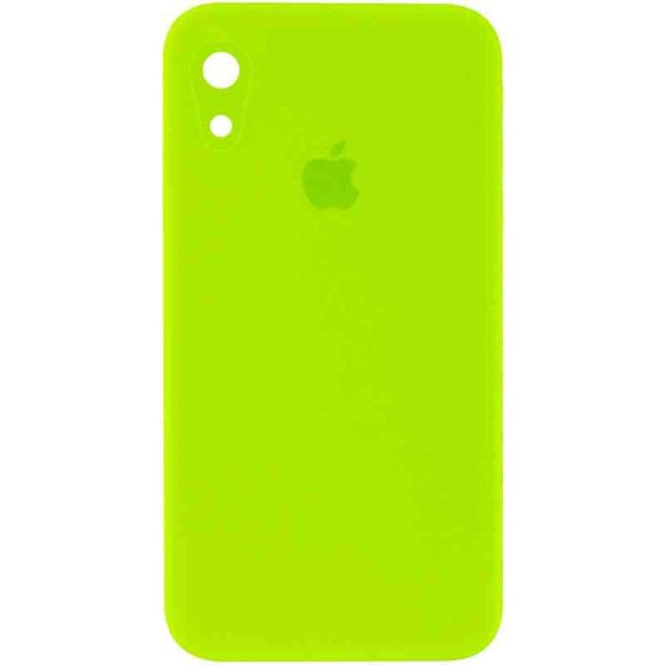 Чохол Silicone Case Square Full Camera Protective (AA) для Apple iPhone XR (6.1")