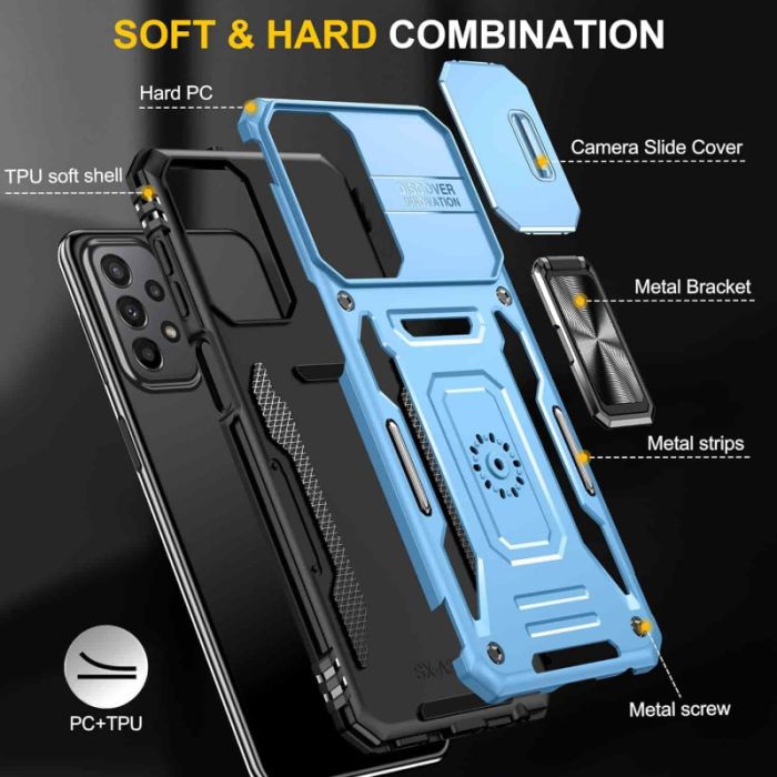 Ударостійкий чохол Camshield Army Ring для Samsung Galaxy A23 4G