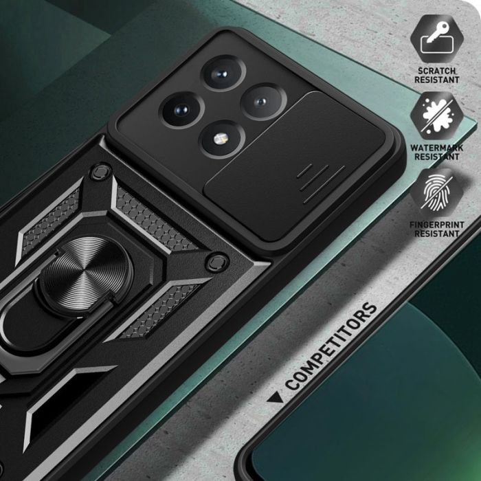 Ударостійкий чохол Camshield Serge Ring для Xiaomi Poco X6 Pro