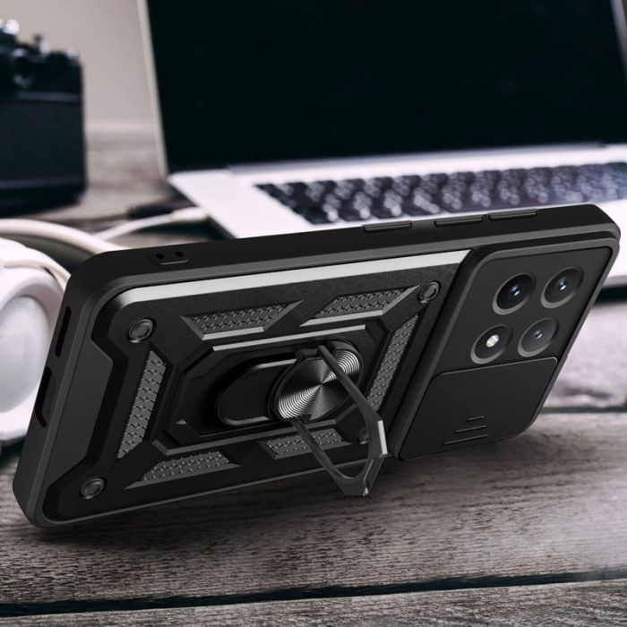 Ударостійкий чохол Camshield Serge Ring для Xiaomi Poco X6 Pro
