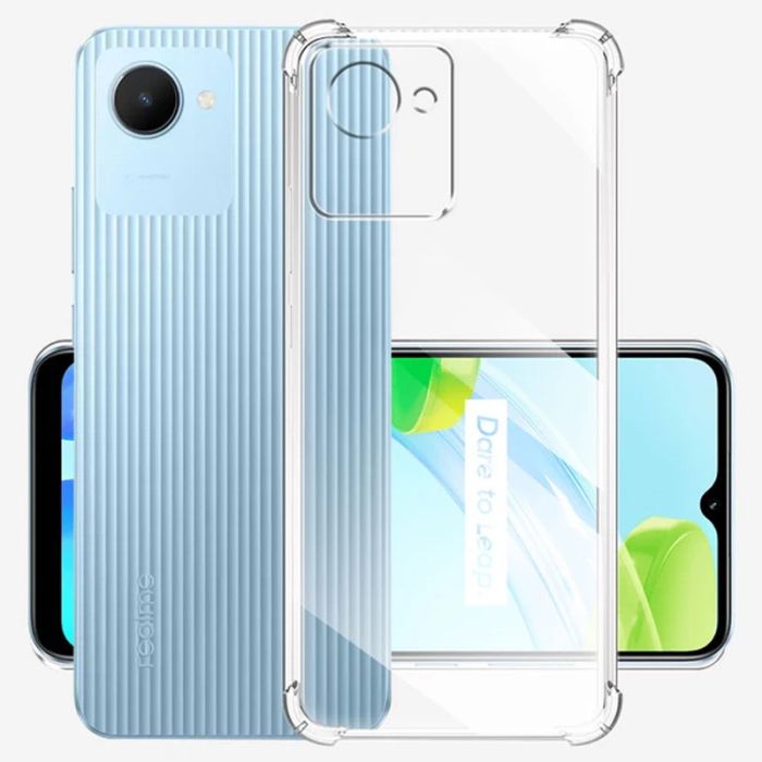 TPU чохол GETMAN Ease logo посилені кути Full Camera для Realme C30