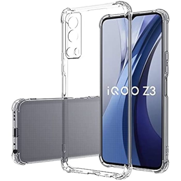 TPU чохол GETMAN Ease logo посилені кути Full Camera для Vivo iQOO Z3