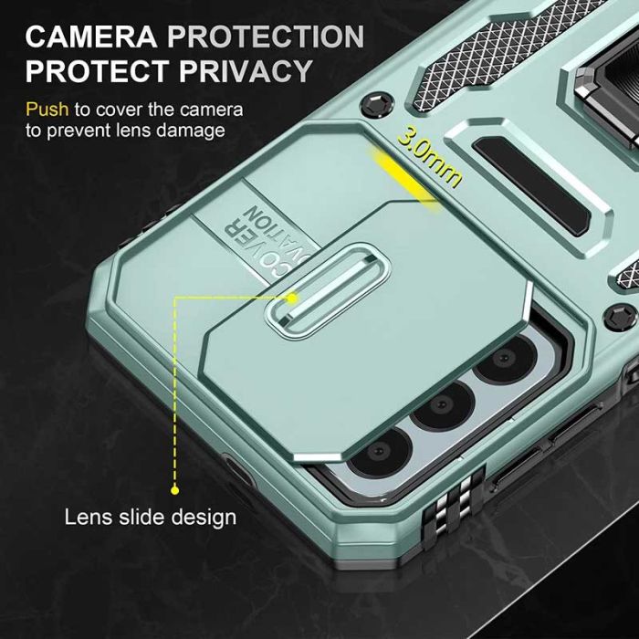 Ударостійкий чохол Camshield Army Ring для Samsung Galaxy A15 4G/5G
