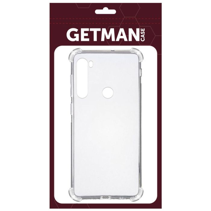 TPU чохол GETMAN Ease logo посилені кути для Xiaomi Redmi Note 8 / Note 8 2021