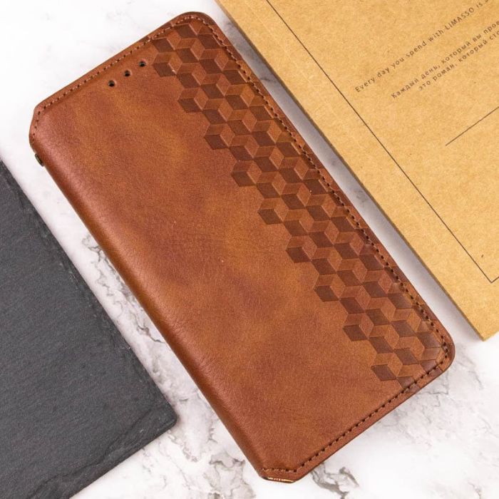 Шкіряний чохол книжка GETMAN Cubic (PU) для Samsung Galaxy S24