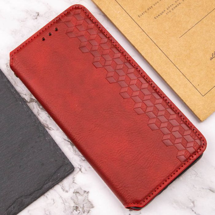 Шкіряний чохол книжка GETMAN Cubic (PU) для Samsung Galaxy S24