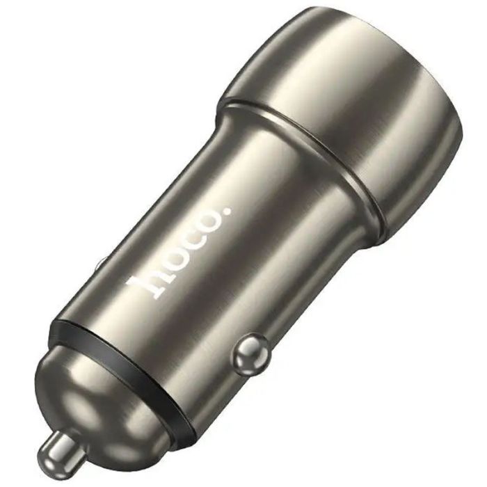 АЗП Hoco Z48 Tough 40W (2USB-C) + кабель Type-C to Lightning