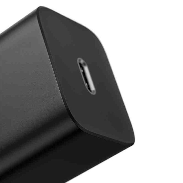 МЗП Baseus Super Si Quick Charger 20W (1USB-C) + кабель Type-C to Lightning (TZCCSUP-B)