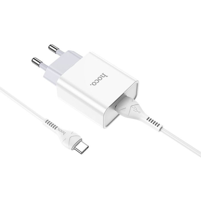 МЗП Hoco C81A Asombroso 2.1A (1USB-A) + кабель USB to Type-C