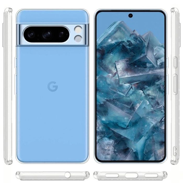 TPU чохол Epic Transparent 1,5mm Full Camera для Google Pixel 8 Pro