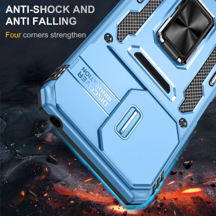 Ударостійкий чохол Camshield Army Ring для Xiaomi Redmi 13C / Poco C65
